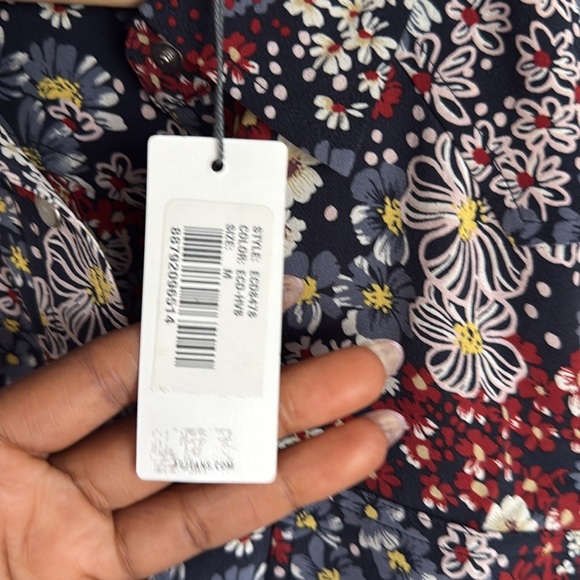 NEW Adriano Goldschmied Sutton Silk Shirt Medium - Picture 8 of 12